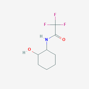 molecular formula C8H12F3NO2 B1399557 2,2,2-trifluoro-N-(2-hydroxycyclohexyl)acetamide CAS No. 496941-90-3