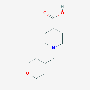 1-[(Oxan-4-yl)methyl]piperidine-4-carboxylic acid