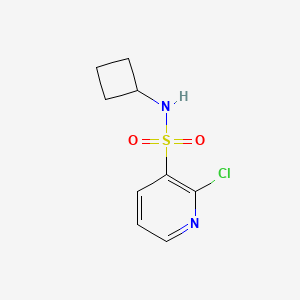 molecular formula C9H11ClN2O2S B1399566 2-chloro-N-cyclobutylpyridine-3-sulfonamide CAS No. 1247365-21-4