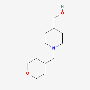 {1-[(Oxan-4-yl)methyl]piperidin-4-yl}methanol