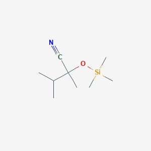 2,3-Dimethyl-2-((trimethylsilyl)oxy)butanenitrile