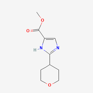 Methyl 2-(oxan-4-YL)-1H-imidazole-4-carboxylate
