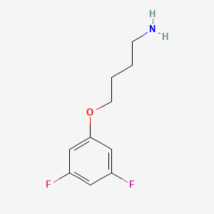 molecular formula C10H13F2NO B1399586 4-(3,5-Difluorophenoxy)butan-1-amine CAS No. 1344356-81-5