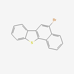 molecular formula C16H9BrS B13995860 5-Bromobenzo[b]naphtho[2,1-d]thiophene 