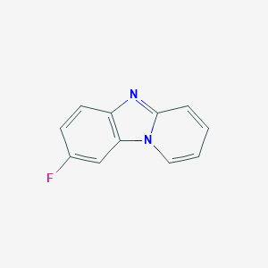 B139959 8-Fluoropyrido[1,2-a]benzimidazole CAS No. 136343-75-4