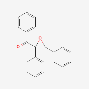 molecular formula C21H16O2 B13995928 (2,3-Diphenyloxiran-2-yl)-phenylmethanone CAS No. 6975-08-2