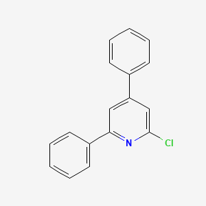 molecular formula C17H12ClN B13995938 2-Chloro-4,6-diphenylpyridine 