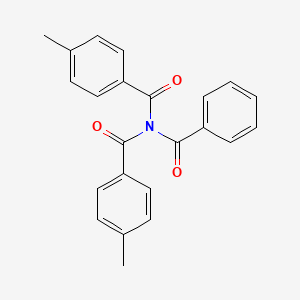 molecular formula C23H19NO3 B13995945 n-Benzoyl-4-methyl-n-(4-methylbenzoyl)benzamide CAS No. 23825-26-5