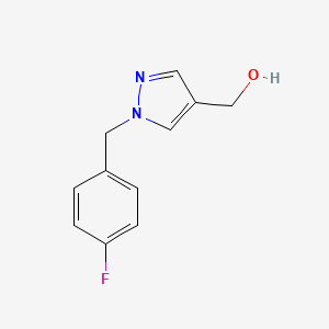 {1-[(4-fluorophenyl)methyl]-1H-pyrazol-4-yl}methanol