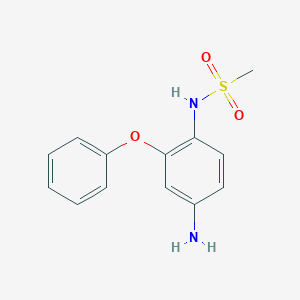 molecular formula C13H14N2O3S B139960 N-(4-Amino-2-phenoxyphenyl)methanesulfonamide CAS No. 51765-60-7