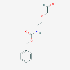 molecular formula C12H15NO4 B13996015 Benzyl (2-(2-oxoethoxy)ethyl)carbamate 