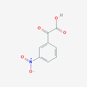 molecular formula C8H5NO5 B13996021 (3-Nitrophenyl)(oxo)acetic acid CAS No. 6330-40-1