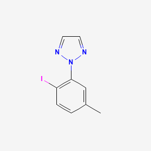 molecular formula C9H8IN3 B13996026 2-(2-iodo-5-methylphenyl)-2H-1,2,3-triazole 