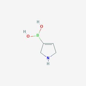 molecular formula C4H8BNO2 B13996053 2,5-dihydro-1H-pyrrol-3-ylboronic acid CAS No. 1276113-92-8