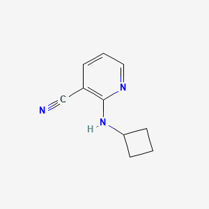 molecular formula C10H11N3 B1399610 2-(Cyclobutylamino)nicotinonitrile CAS No. 1249660-33-0