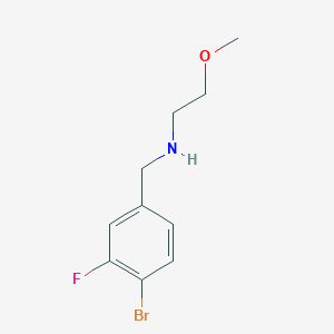 [(4-Bromo-3-fluorophenyl)methyl](2-methoxyethyl)amine