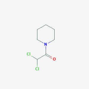 molecular formula C7H11Cl2NO B13996119 2,2-Dichloro-1-(piperidin-1-yl)ethanone CAS No. 1796-23-2