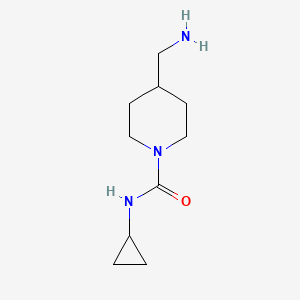 4-(aminomethyl)-N-cyclopropylpiperidine-1-carboxamide