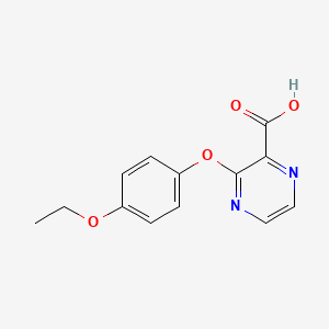 3-(4-Ethoxyphenoxy)pyrazine-2-carboxylic acid