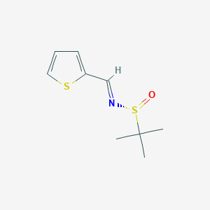 (R)-2-Methyl-N-(thiophen-2-ylmethylene)-propane-2-sulfinamide