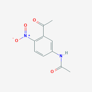 molecular formula C10H10N2O4 B13996197 n-(3-Acetyl-4-nitrophenyl)acetamide CAS No. 6637-18-9