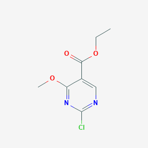 molecular formula C8H9ClN2O3 B1399621 Ethyl 2-chloro-4-methoxypyrimidine-5-carboxylate CAS No. 253687-16-0