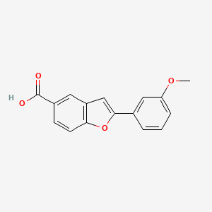 2-(3-Methoxyphenyl)-benzofuran-5-carboxylic acid