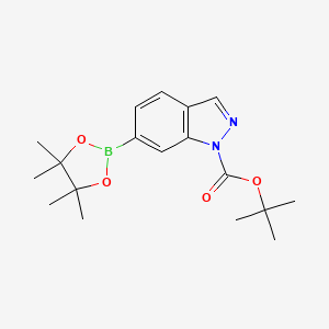 tert-butyl 6-(4,4,5,5-tetramethyl-1,3,2-dioxaborolan-2-yl)-1H-indazole-1-carboxylate