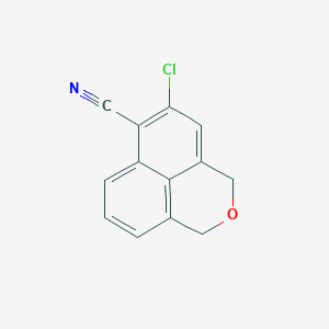 molecular formula C13H8ClNO B1399640 5-Chloro-1,3-dihydrobenzo[de]isochromene-6-carbonitrile CAS No. 959762-96-0