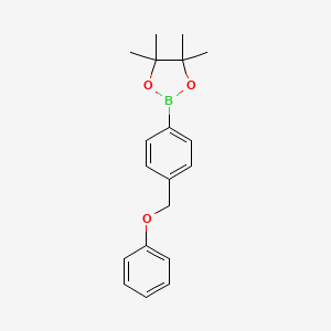 4,4,5,5-Tetramethyl-2-(4-phenoxymethyl-phenyl)-[1,3,2]dioxaborolane