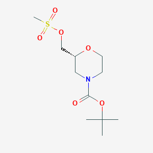 (R)-tert-Butyl 2-(((methylsulfonyl)oxy)-methyl)morpholine-4-carboxylate