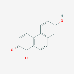 molecular formula C14H8O3 B13996520 7-Hydroxyphenanthrene-1,2-dione CAS No. 10117-18-7