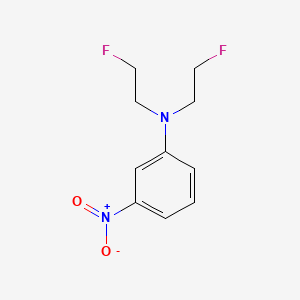 molecular formula C10H12F2N2O2 B13996525 n,n-Bis(2-fluoroethyl)-3-nitroaniline CAS No. 13452-70-5