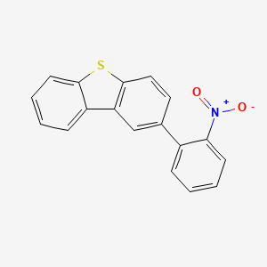 molecular formula C18H11NO2S B13996610 2-(2-Nitrophenyl)dibenzo[b,d]thiophene 