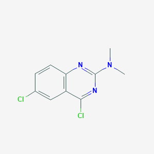 molecular formula C10H9Cl2N3 B13996611 4,6-dichloro-N,N-dimethylquinazolin-2-amine CAS No. 91539-84-3