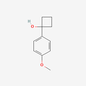 molecular formula C11H14O2 B13996755 1-(4-Methoxyphenyl)cyclobutanol 