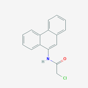 molecular formula C16H12ClNO B13996772 2-Chloro-n-(phenanthren-9-yl)acetamide CAS No. 39787-98-9