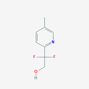 molecular formula C8H9F2NO B1399678 2,2-Difluoro-2-(5-methyl-pyridin-2-yl)-ethanol CAS No. 780769-39-3