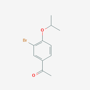 1-[3-Bromo-4-(propan-2-yloxy)phenyl]ethan-1-one