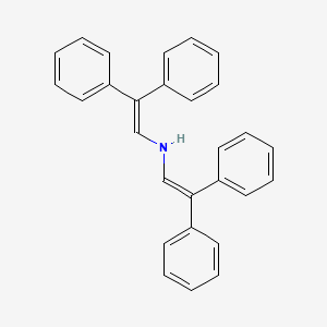 molecular formula C28H23N B13996828 N-(2,2-Diphenylethenyl)-2,2-diphenylethen-1-amine CAS No. 985-09-1