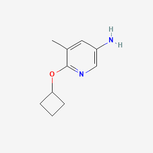 6-Cyclobutoxy-5-methylpyridin-3-amine