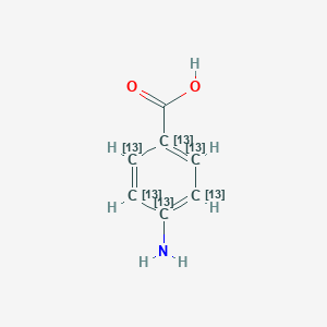 B139969 4-Aminobenzoic Acid-13C6 CAS No. 161406-19-5
