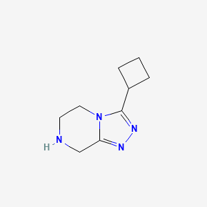 3-Cyclobutyl-5,6,7,8-tetrahydro-[1,2,4]triazolo[4,3-A]pyrazine