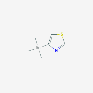 molecular formula C6H11NSSn B13996974 Trimethyl(1,3-thiazol-4-yl)stannane 