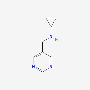 N-[(pyrimidin-5-yl)methyl]cyclopropanamine