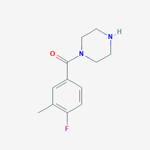 1-(4-Fluoro-3-methylbenzoyl)piperazine