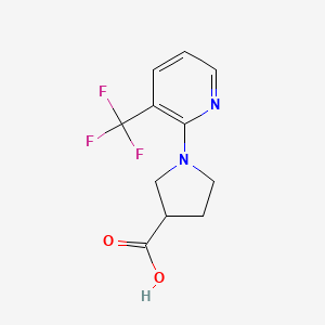 1-(3-(Trifluoromethyl)pyridin-2-yl)pyrrolidine-3-carboxylic acid