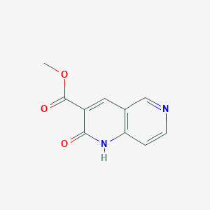 molecular formula C10H8N2O3 B13997261 Methyl 2-oxo-1,2-dihydro-1,6-naphthyridine-3-carboxylate 