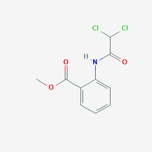 molecular formula C10H9Cl2NO3 B13997326 Methyl 2-[(2,2-dichloroacetyl)amino]benzoate CAS No. 78987-53-8