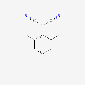 molecular formula C12H12N2 B13997390 Mesitylmalononitrile CAS No. 86489-57-8